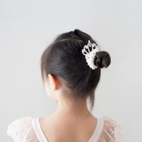 Girl Hair Tie Crown Pearl (GPT9364)